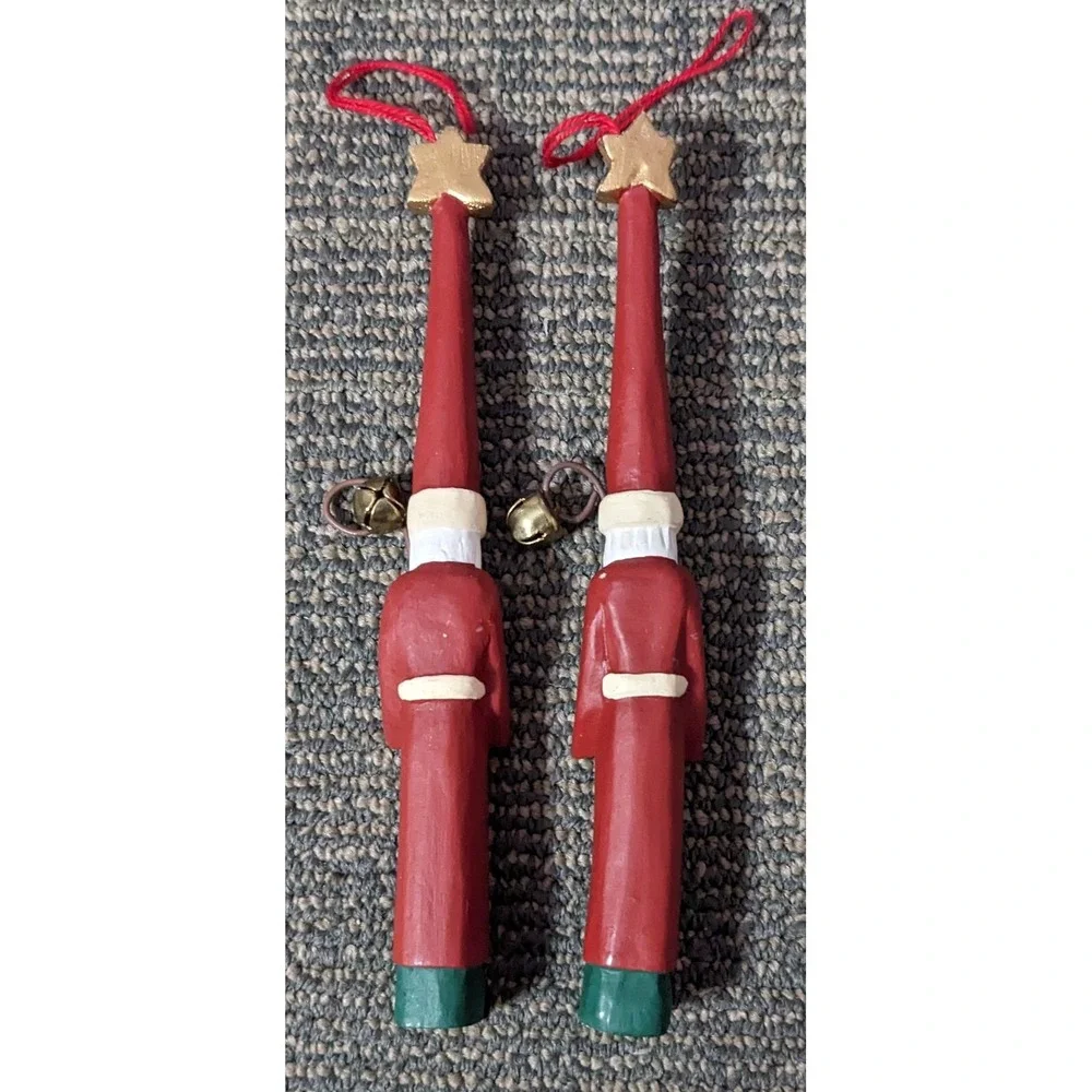 Thin Santa Claus Christmas Ornaments Icicle Style 6.25